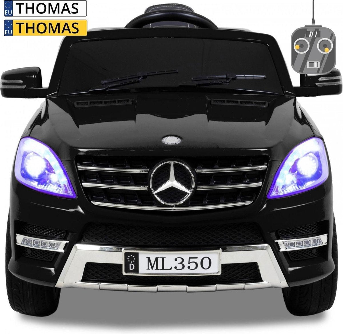 Mercedes ML350 Elektrische Kinderauto - Accu Auto - Sterke Accu - Afstandbediening - Zwart