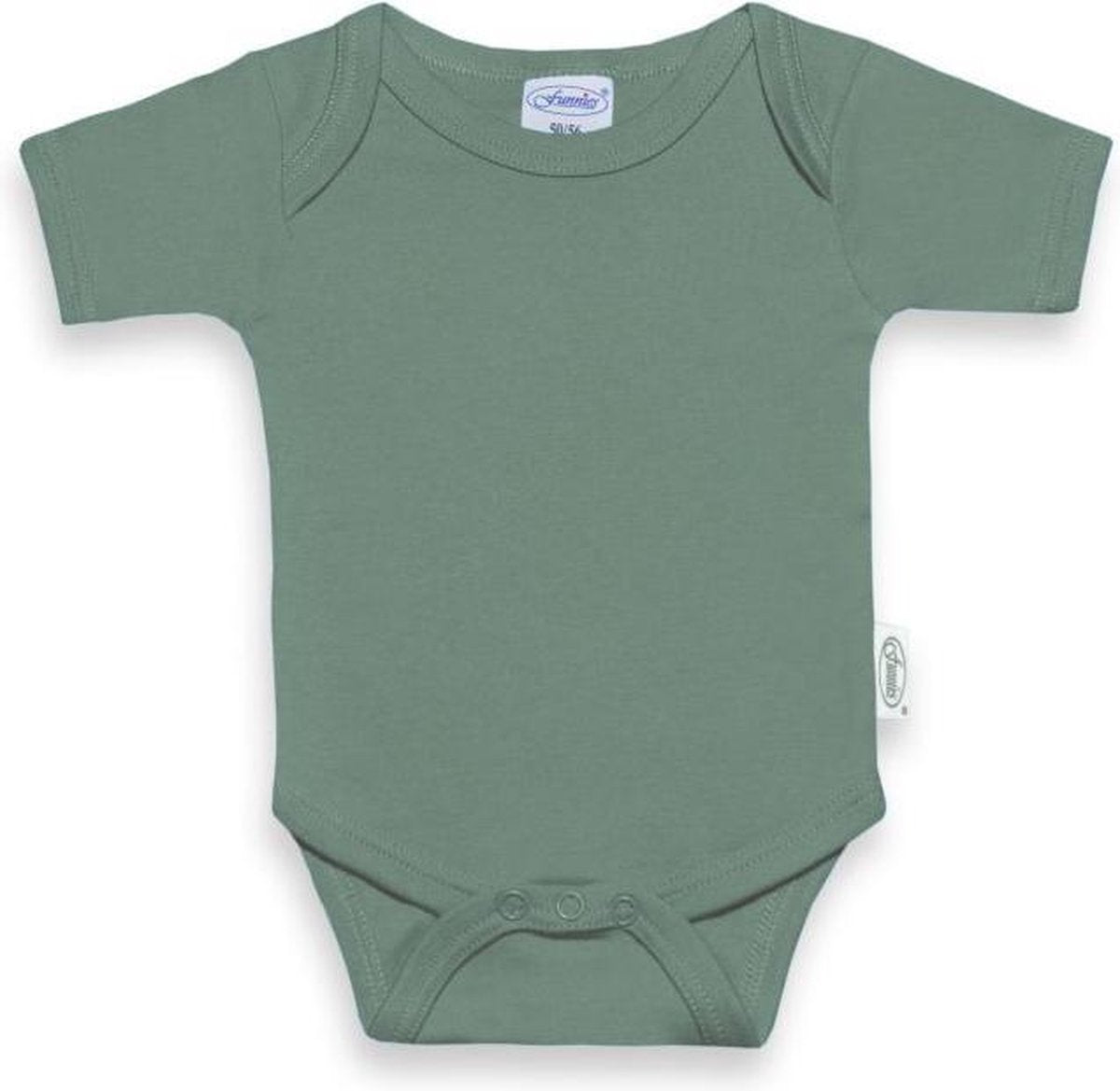 Funnies basic romper | STONE GREEN | maat 62-68