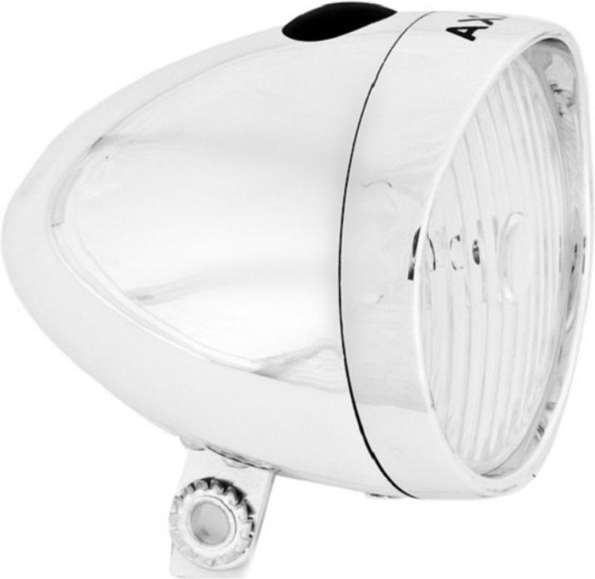 Axa Classic LED Koplamp zilver incl. batterijen (werkplaatsverpakking)