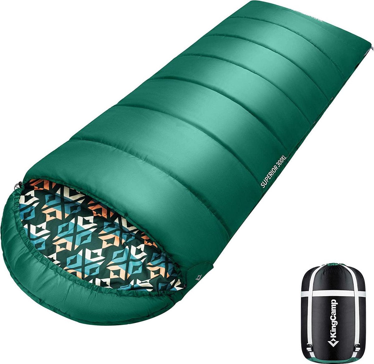 SUPERIOR Slaapzak 3-4 Seizoen L/XL Oversize Extreme -18 ℃ Professionele Waterdicht voor Volwassen Camping Wandelen Klimmen Outdoor
