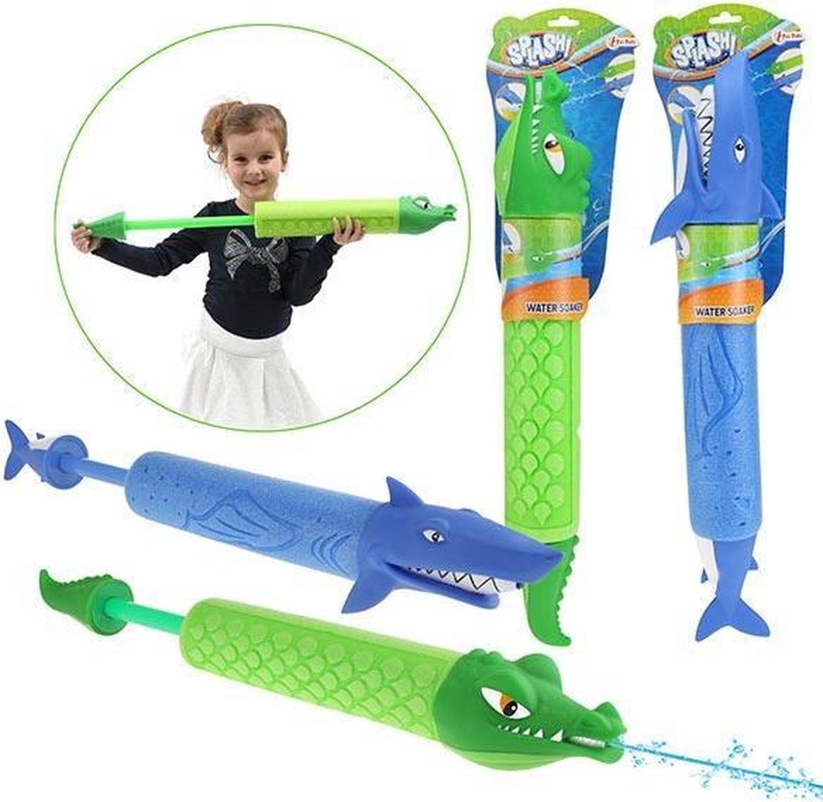 SPLASH Foam waterpistool dieren HAAI