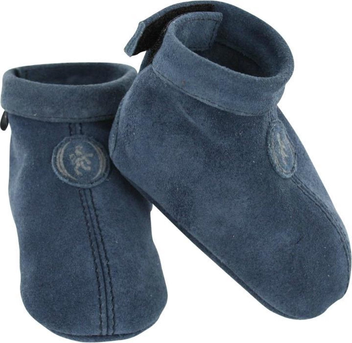 babyslofjes suède marine Maat: 18 (12 cm)
