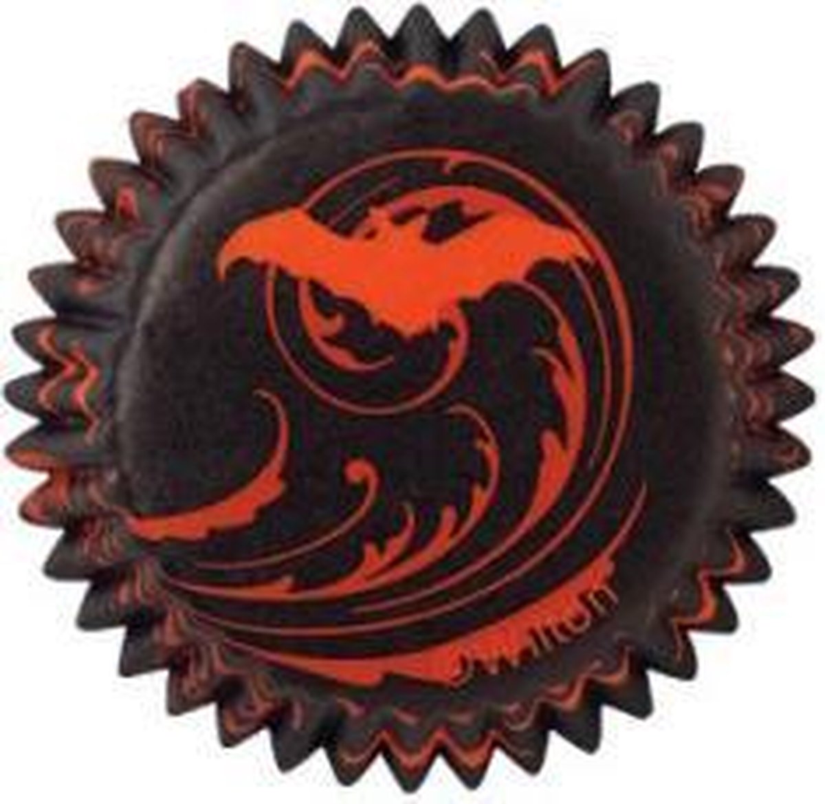 Papieren mini cupcake vormpjes Halloween vleermuis