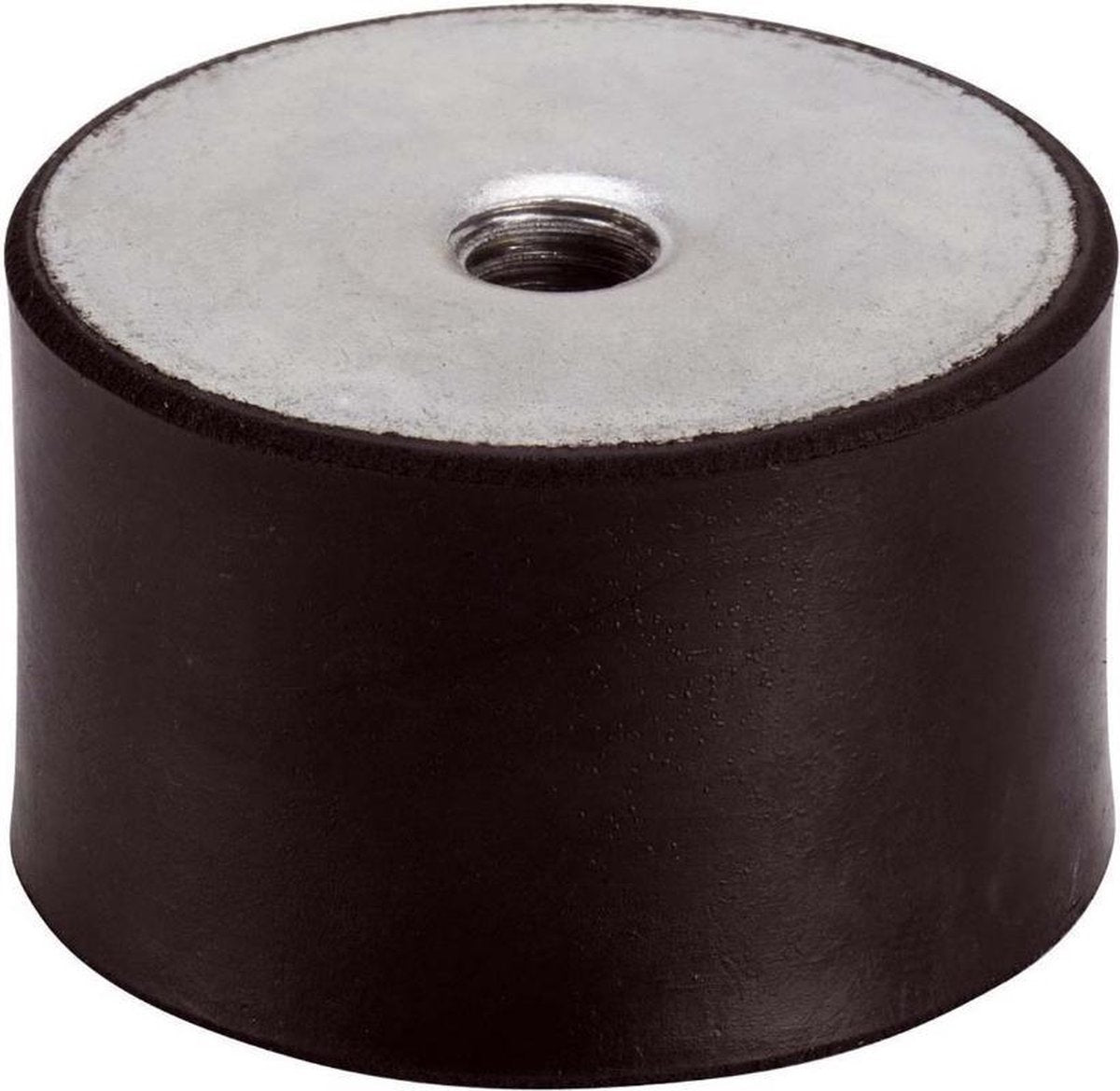 Rubberen metalen element buffer Type E M6x6 schroef maat en 20x10 mm rubberen Ø20 mm hoogte 10 mm Gummipuffer trillingsdempers silentblocks machinevoet natuurrubber hardheid 55° Shore voor airco 's