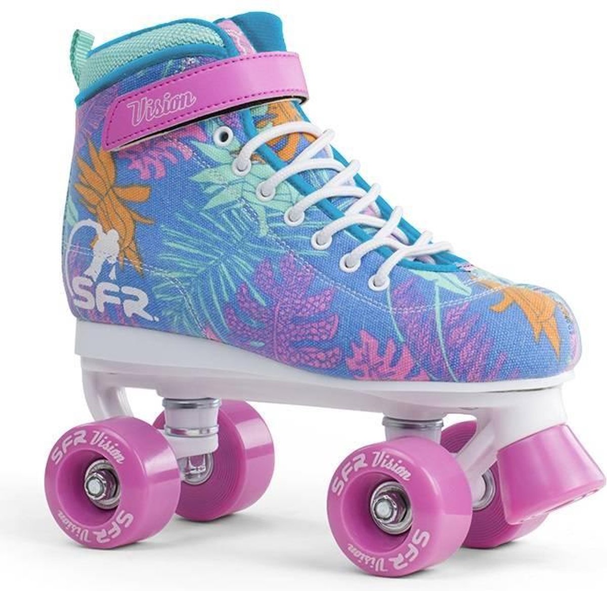 SFR VISION CANVAS BLEU FLORAL