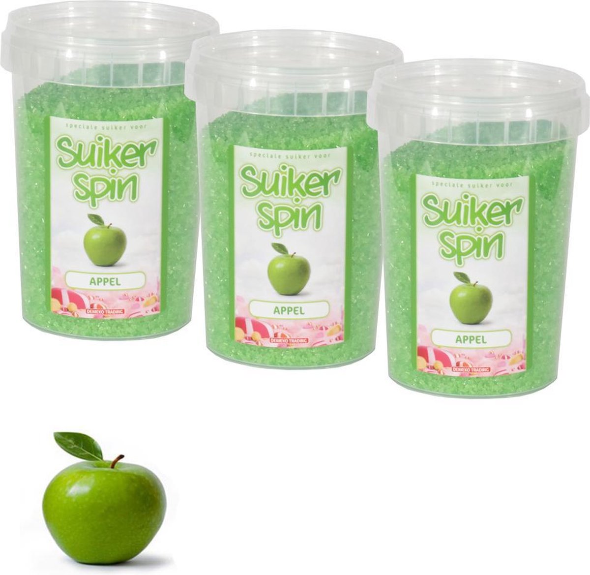 Suikerspinsuiker appel