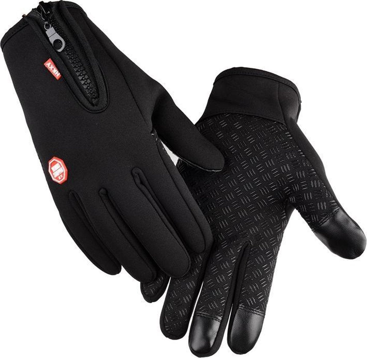 Waterdichte Touchscreen Handschoenen - Zwart XL