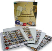 SAFE Champagnecapsules verzamelmap - incl. 4 insteekbladen - tot wel 168 muselets