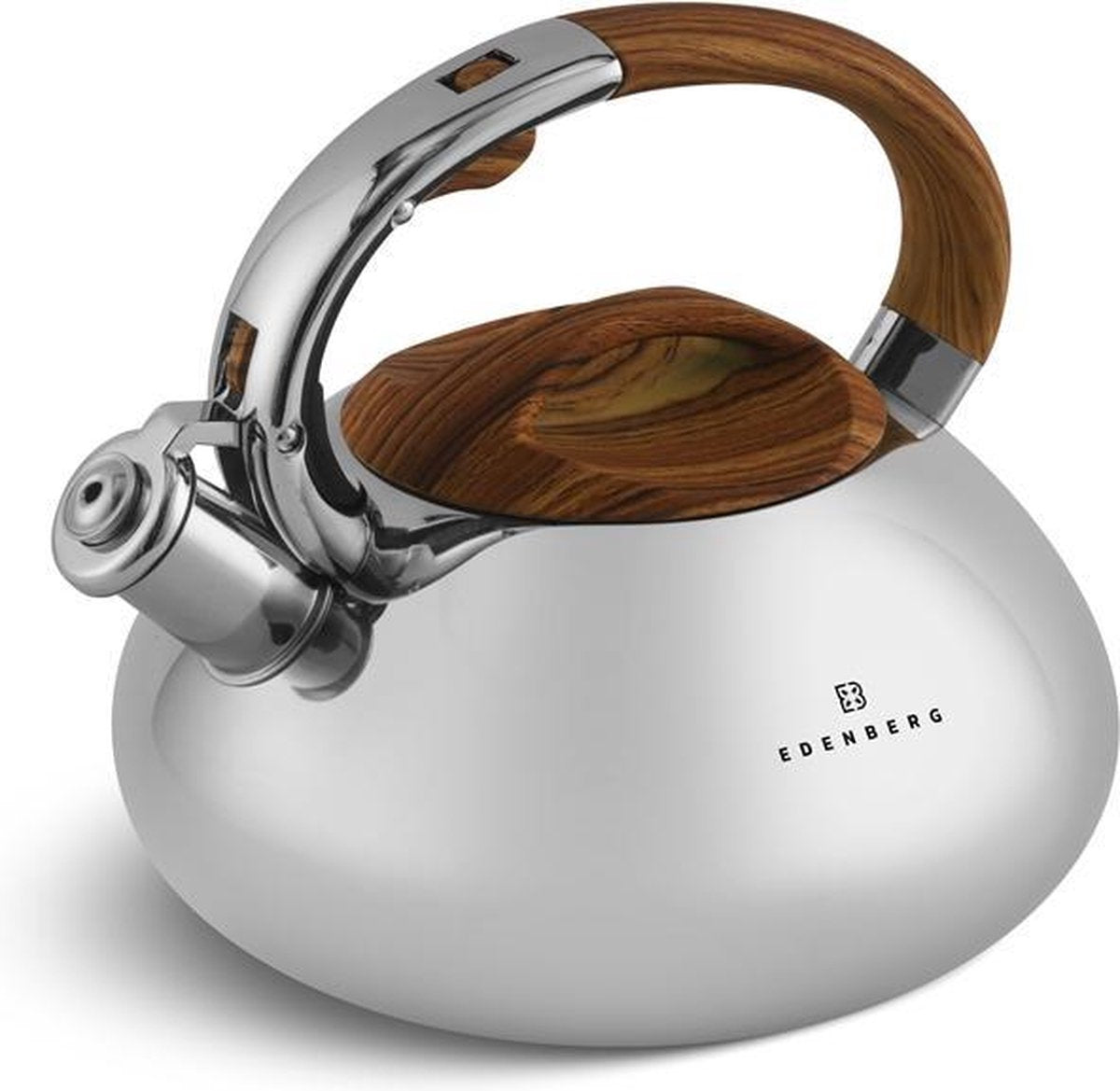 Edënbërg Classic Line - Luxe RVS Fluitketel - 3.5 Liter