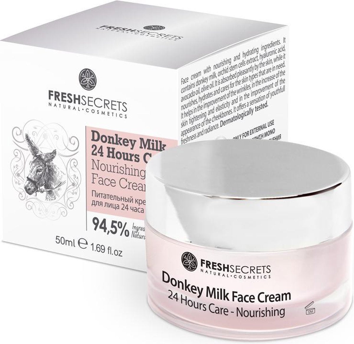 Fresh Secrets Nourishing Ezelinnenmelk Gezichtscrème