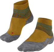 FALKE TK5 Short Offset Heren Wandelsokken - Mustard - Maat 39-41