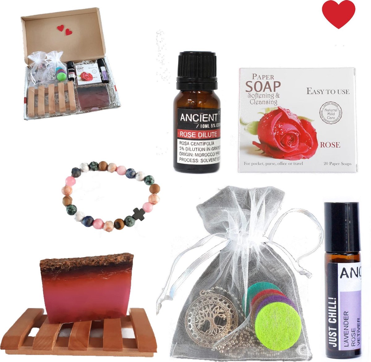 Geschenkdoos Liefde L - Etherische Olie - Cadeau - Moederdag