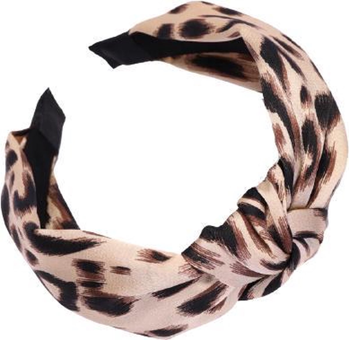 MINIIYOU - Dames Luipaard diadeem beige zwart - haarband