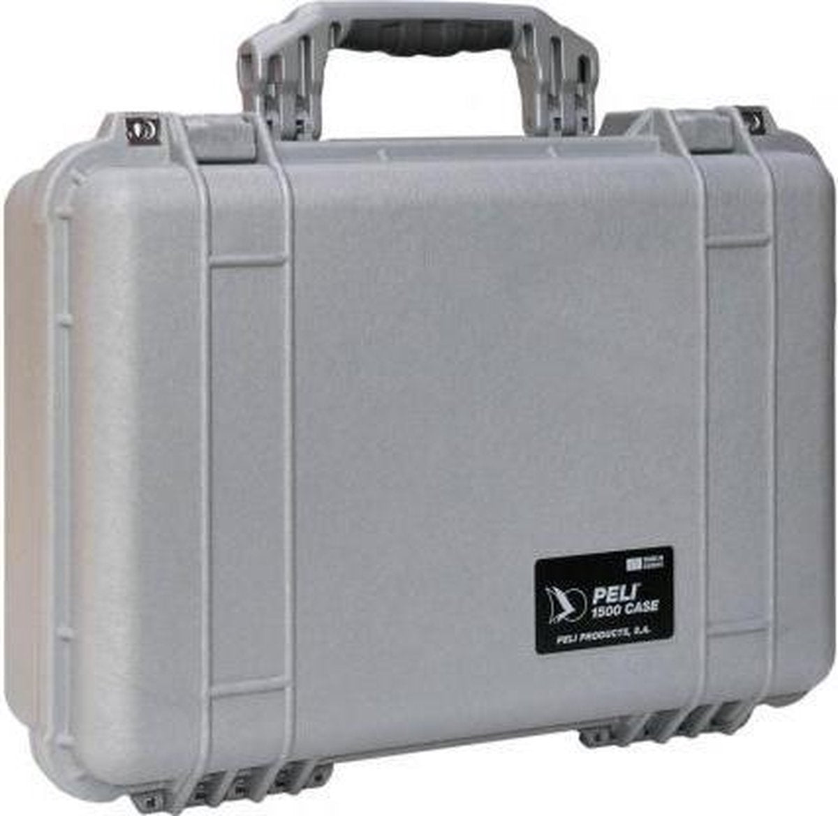 Peli Case   -   Camerakoffer   -   1500   -  Zilver   excl. plukschuim  42