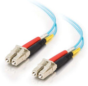 C2G 3 m LC-LC 10Gb 50/125 OM3 Duplex Multimode PVC glasvezelkabel (LSZH) - Aqua