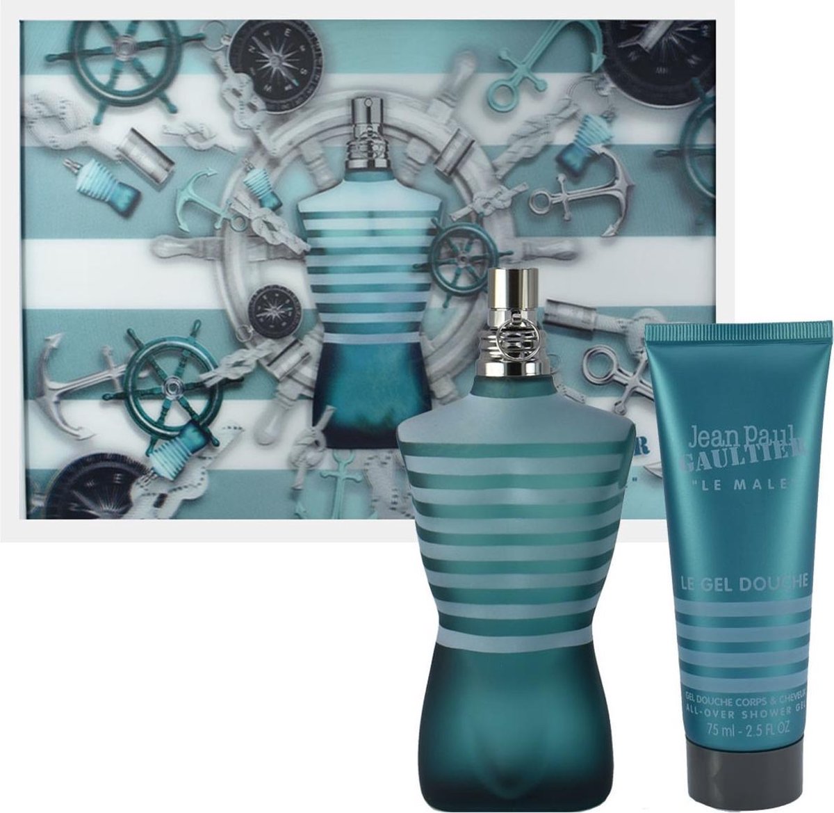 Jean Paul Gaultier Le Male 125ml EDT Spray / 75ml All Over Shower Gel