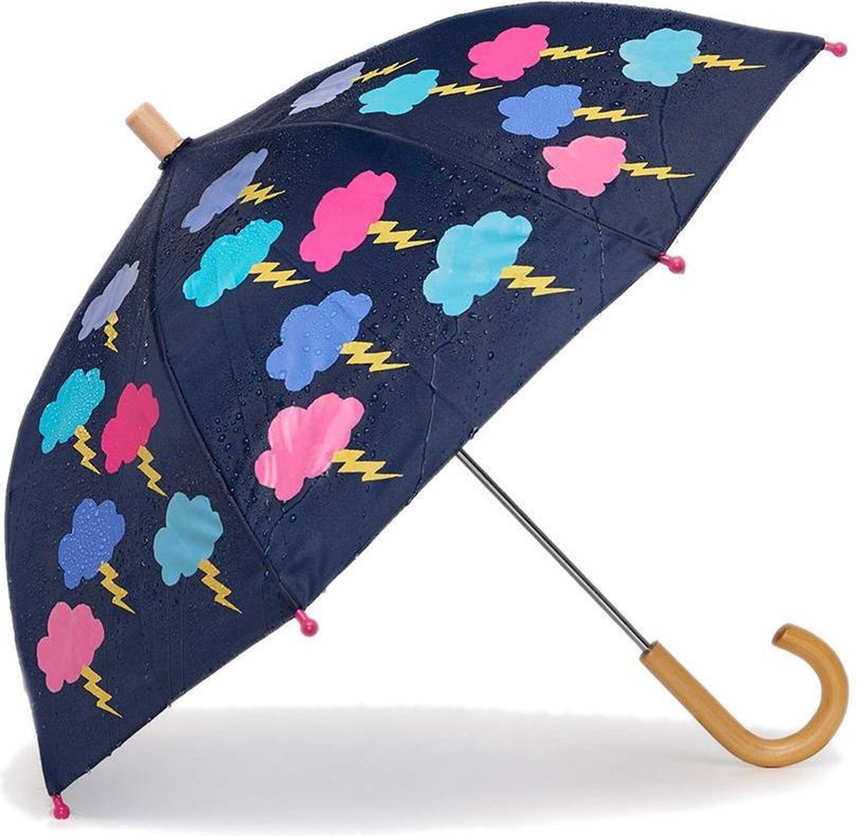 Hatley paraplu Lightening Clouds *colour changing*-OS