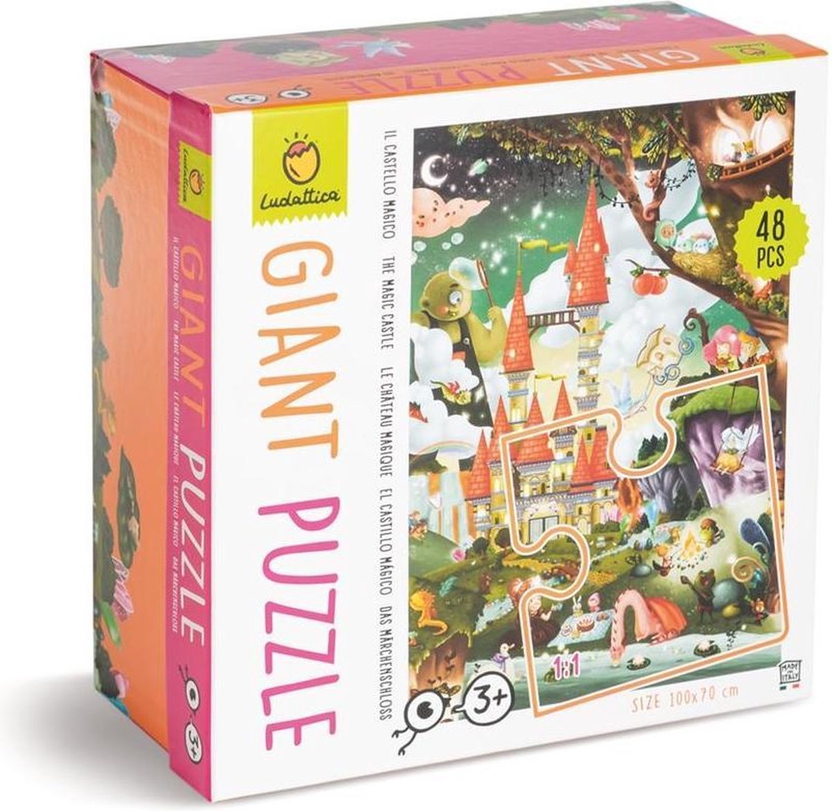 Ludattica Reuzen Puzzel Het Magische Kasteel 48 st