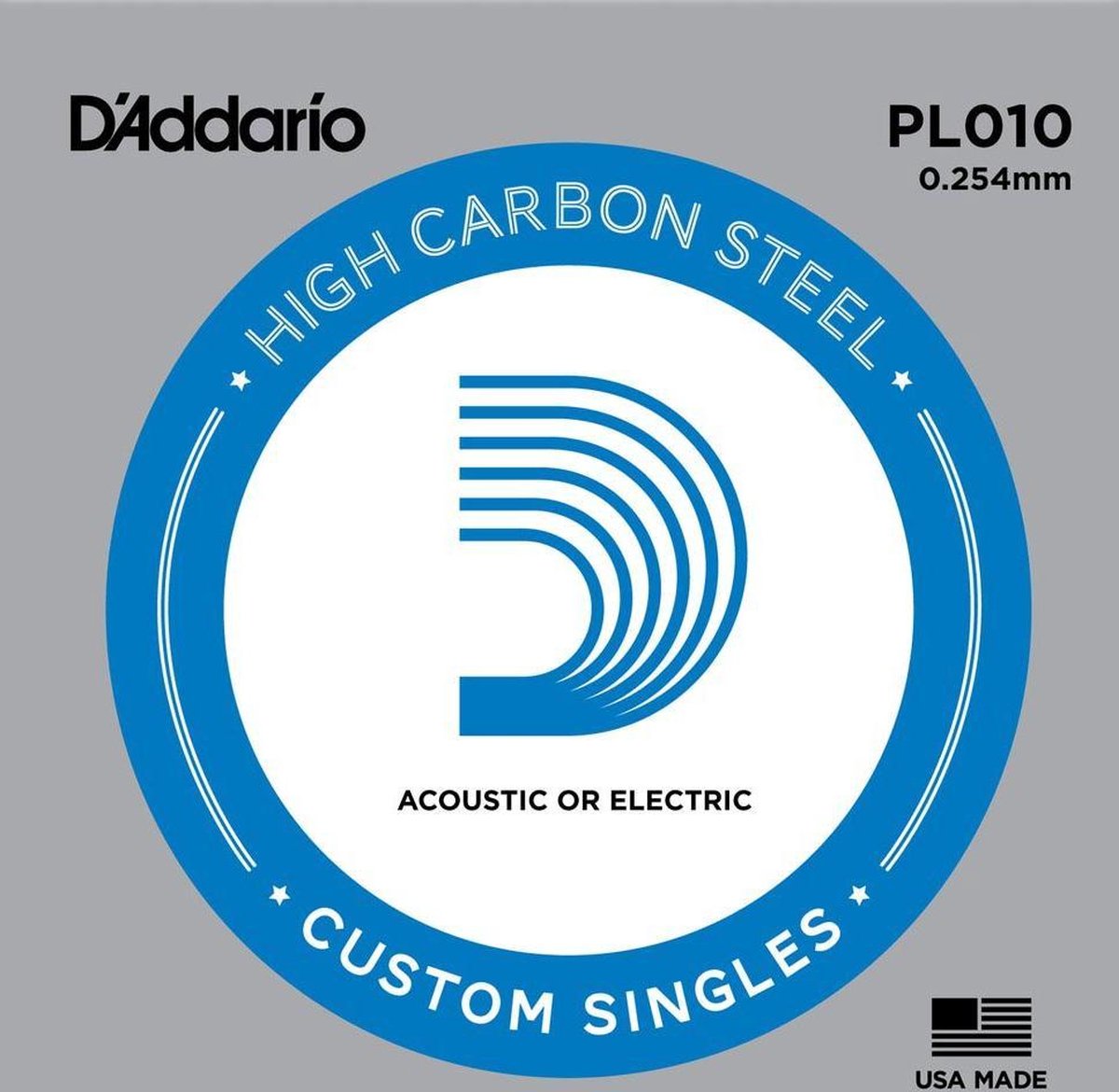 PL010 Plain enkele snaar
