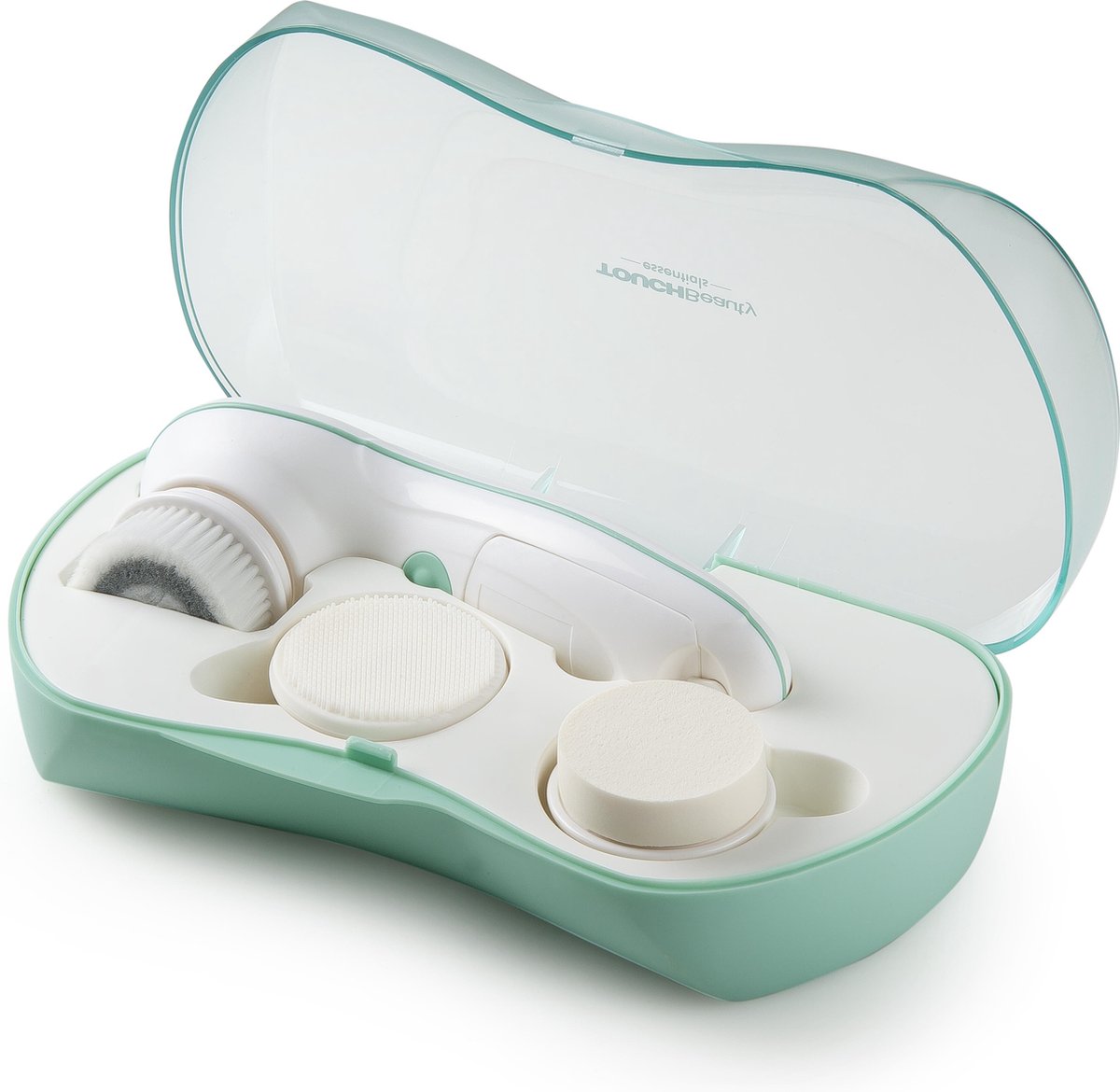 Touch Beauty TB-0759A gezichtsreinigingborstel met 3 opzetstukken - in opbergdoosje