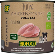 Biofood organic kat 100% kip blik kattenvoer 200 gr