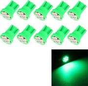 10 STKS T10 8 LED Auto Signaal Gloeilamp (Groen Licht)