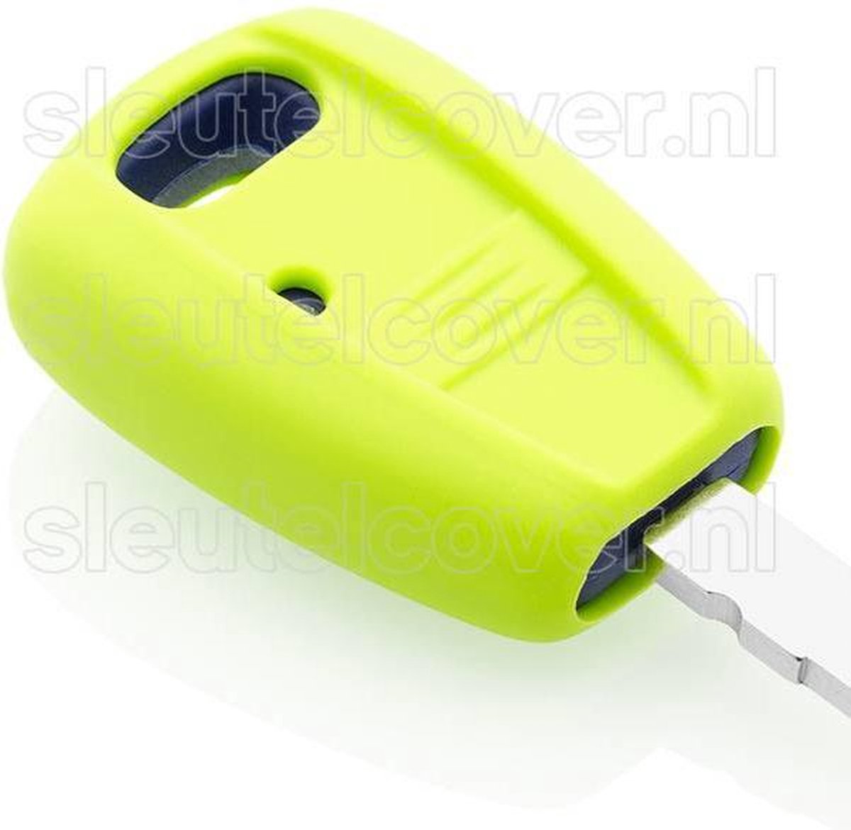 Fiat SleutelCover - Lime groen / Silicone sleutelhoesje / beschermhoesje autosleutel