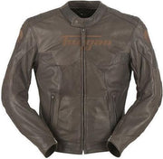 Furygan Stuart Brown Leather Motorcycle Jacket XL