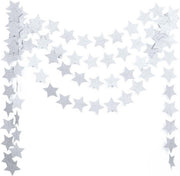 Sterren Slinger Zilveren Sterretjes Feestversiering Verjaardag Decoratie Ster 4 Meter Zilveren Versiering Silver Party