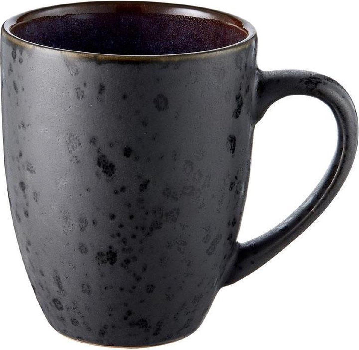 Bitz - Mug 30cl w.handle black/D.blue