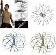 Magic Metal Rings | RVS Flow Ring 3D | 3D Toroflux Flow Ring | Magische Armband | Nieuwe Rage | Kleur Zwart