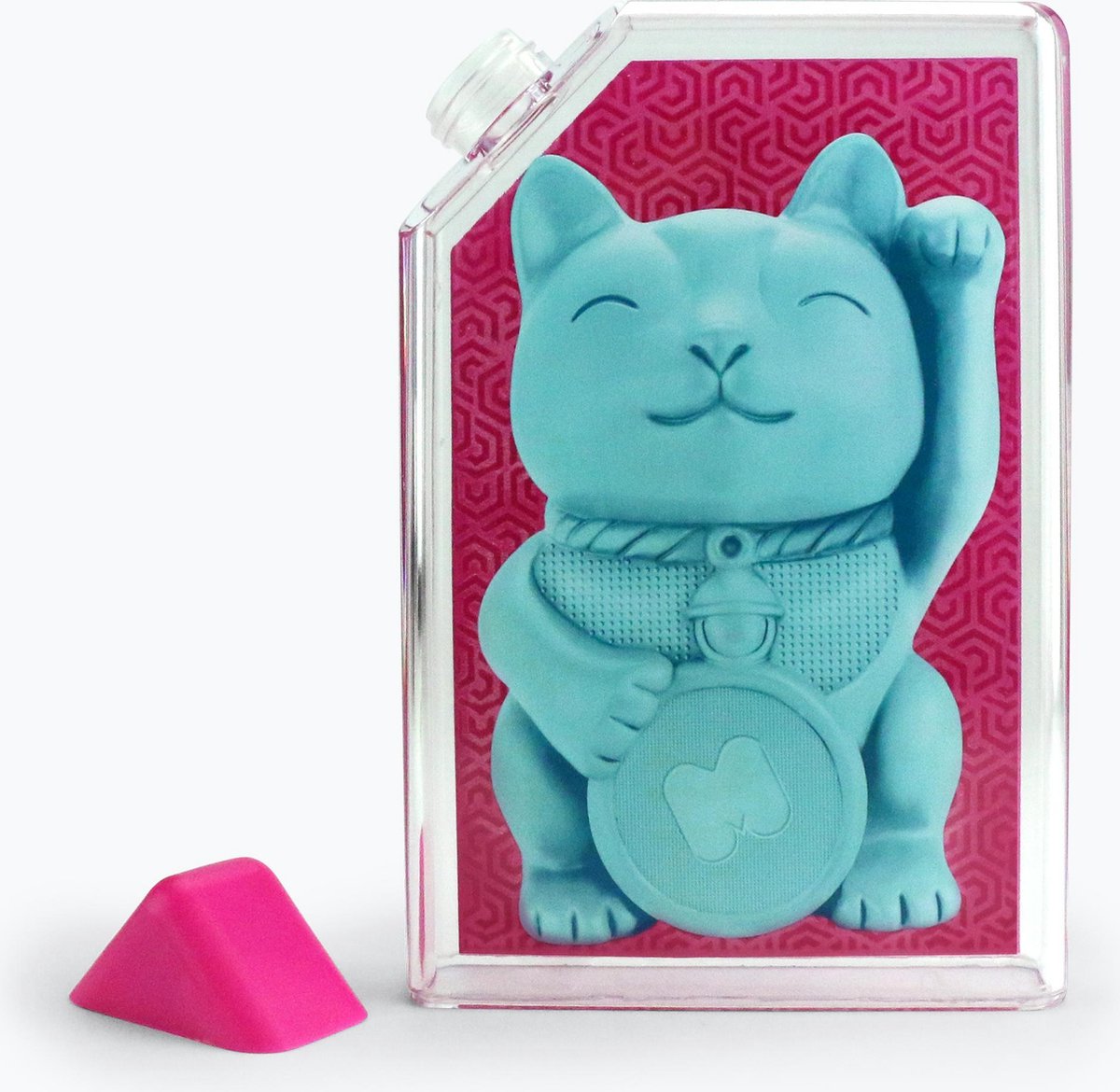 Mustard Desktop Waterfles - 375 ml - Lucky Cat