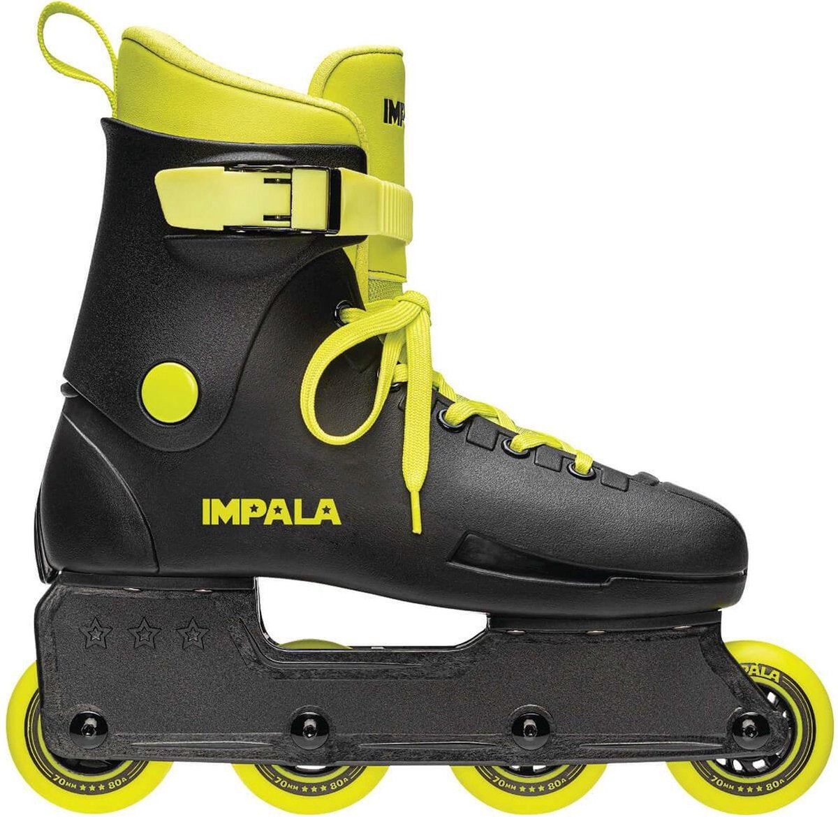 Impala Inlineskates - Maat 43 - UnisexKinderen en volwassenen - zwart/geel