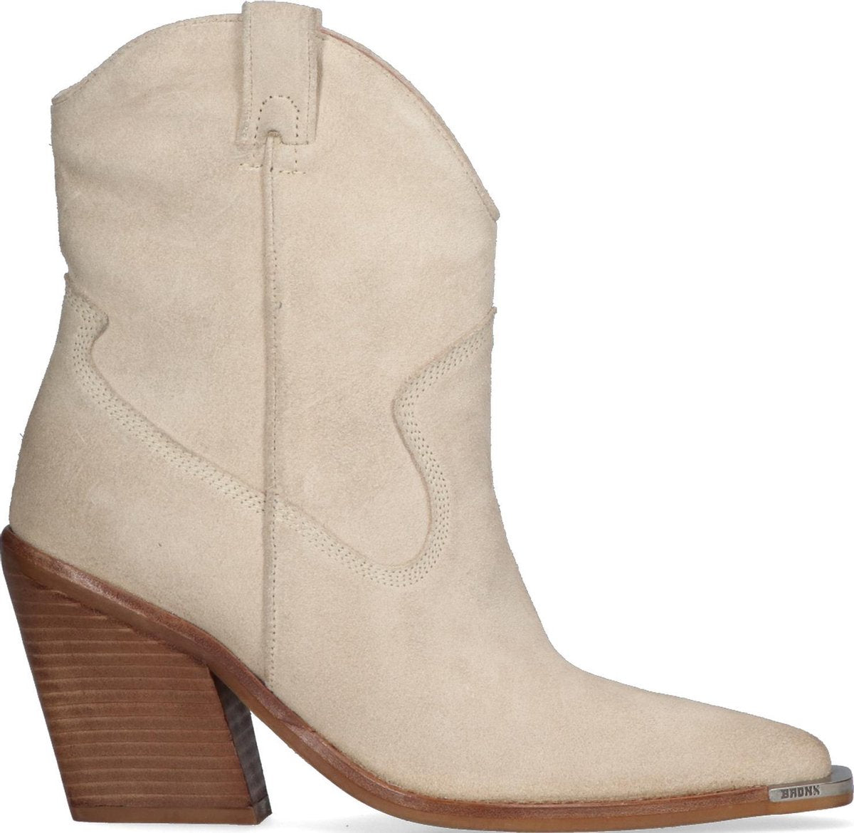 Bronx Dames Enkellaarsjes New-kole 34176 - Beige - Maat 38