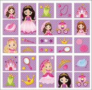 W&o Stickervel 3d Princess 20 X 19