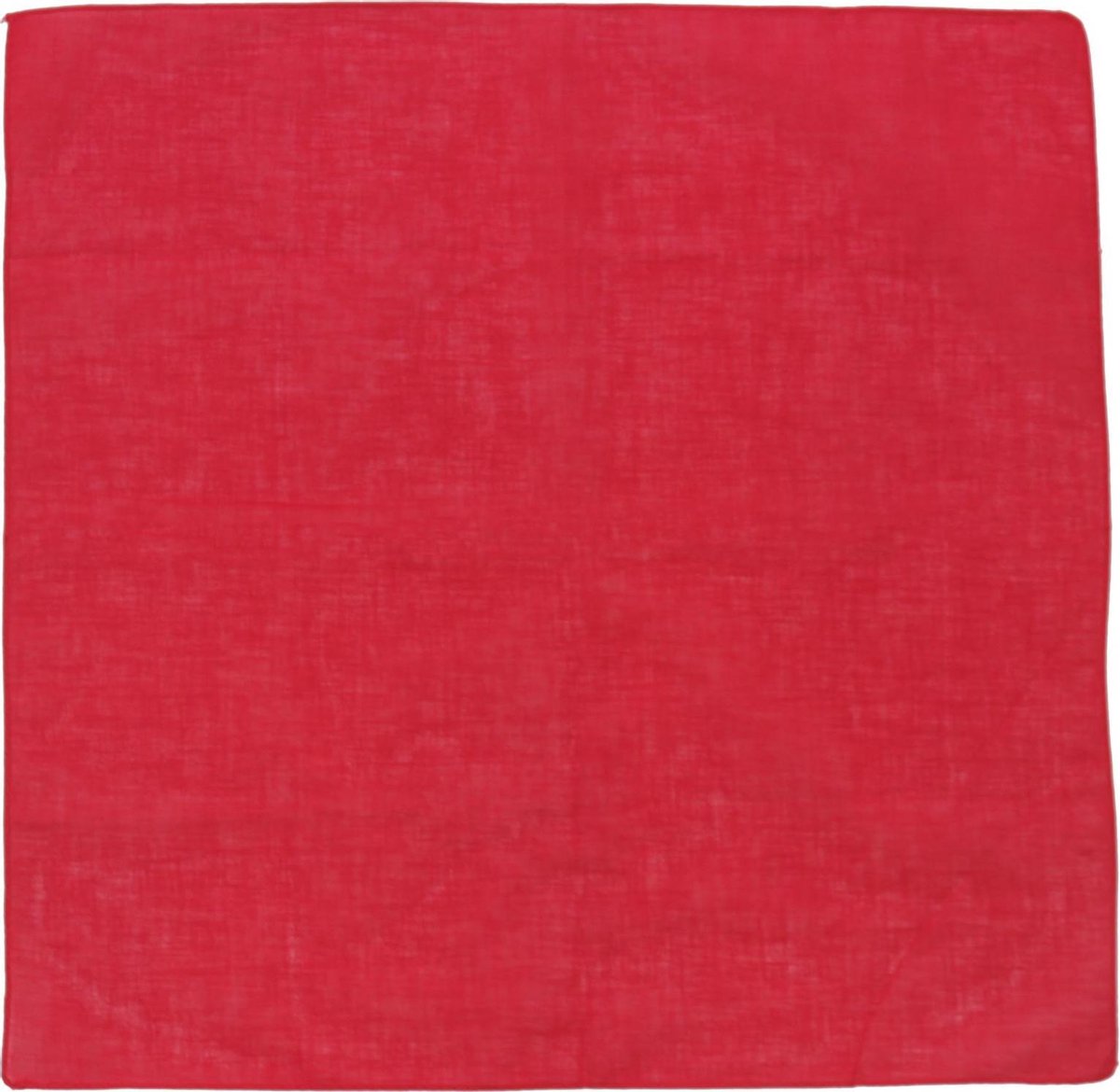 Boerenzakdoek Uni Rood 54x54 cm  - 54