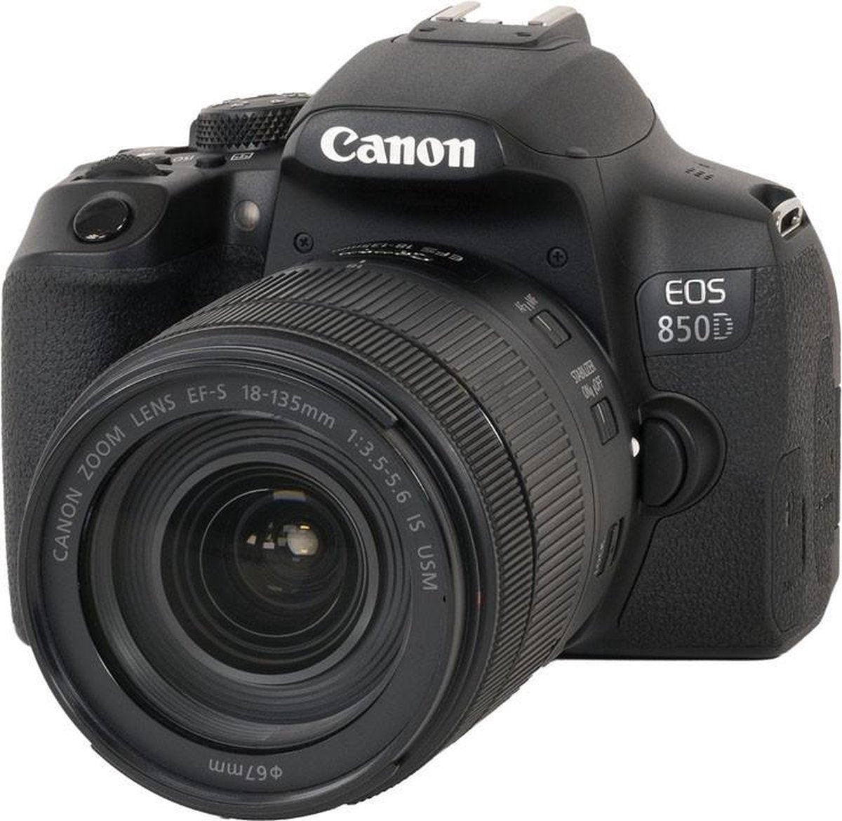 Canon EOS 850D + EF-S 18-135mm iS nano-USM Zwart