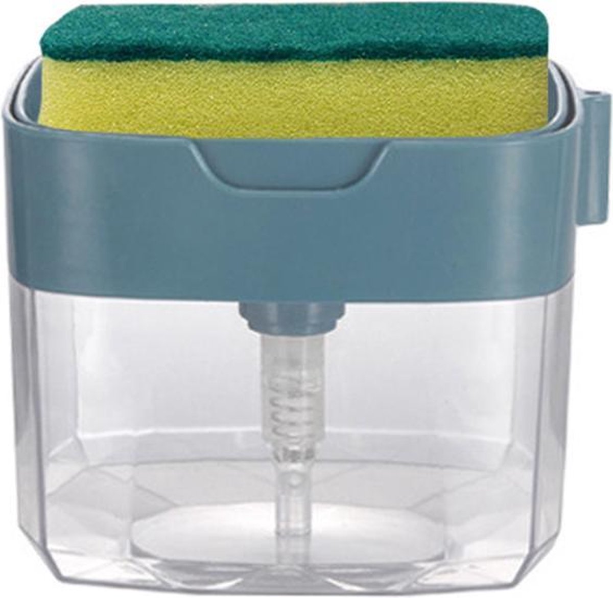 Zeepdispenser - Dispenser voor Vloeibare Zeep - Automatische Dispenser - 2 in 1 - Zeepdoos - Dispenser - Donker Blauw