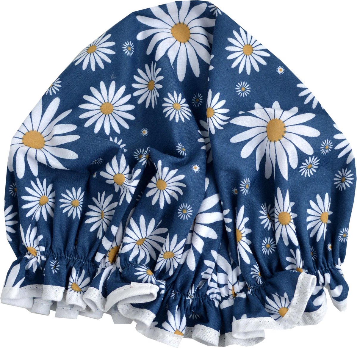 Vagabond Traditionele Engelse Douchemuts - Blue Daisy