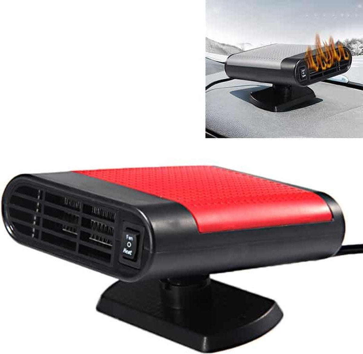 Autoverwarmer Heet Koel Ventilator Voorruit Vensterverluchting Ontdooier DC 12V