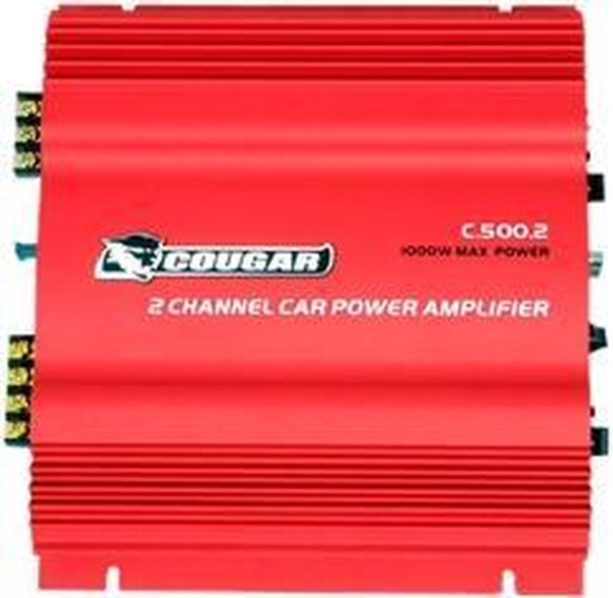 Cougar Amplifiers C500-2 2.0kanalen Auto Bedraad Rood audio versterker