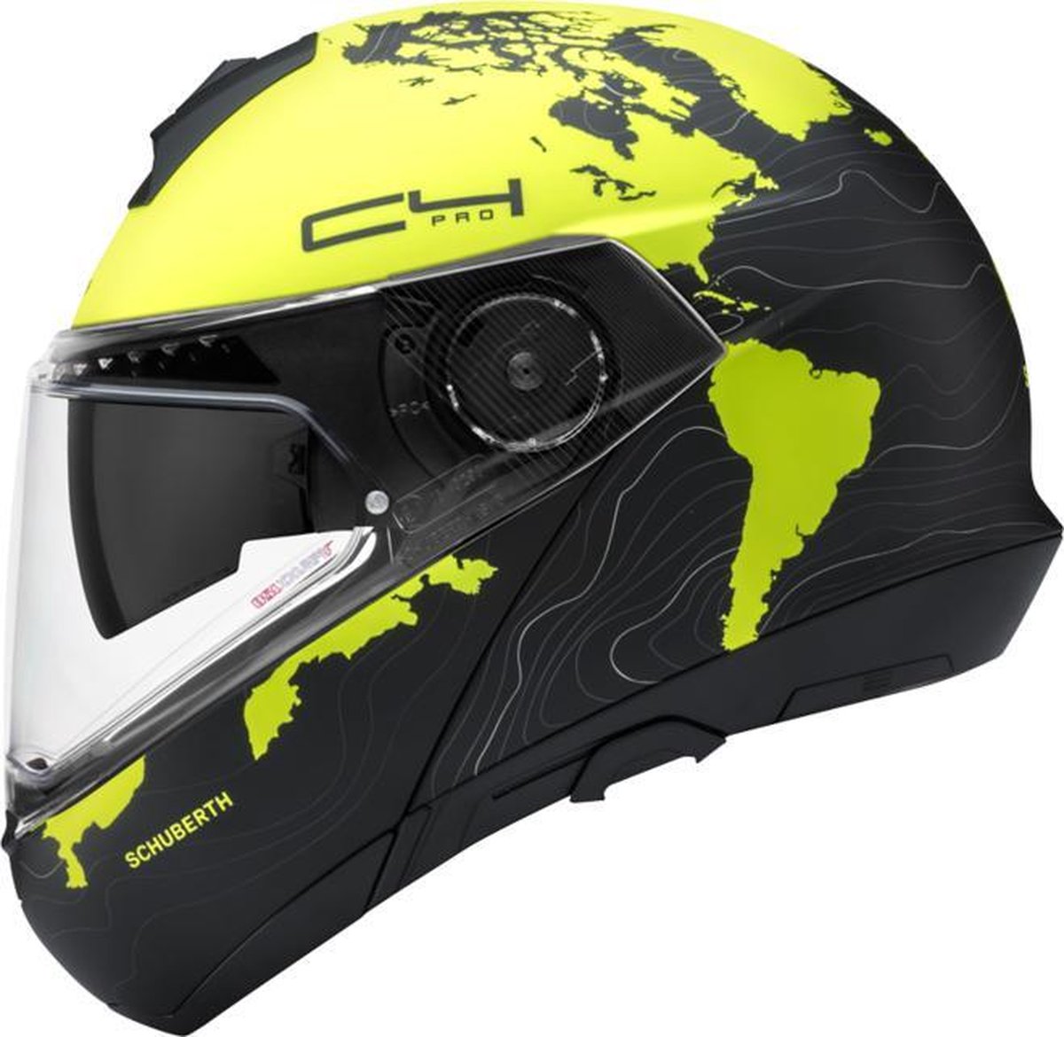 Schuberth C4 Pro Women Magnitudo Yellow Modular Helmet S