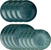 Sambonet Fusion Blue 12-delige serviesset - Blauw - Porselein