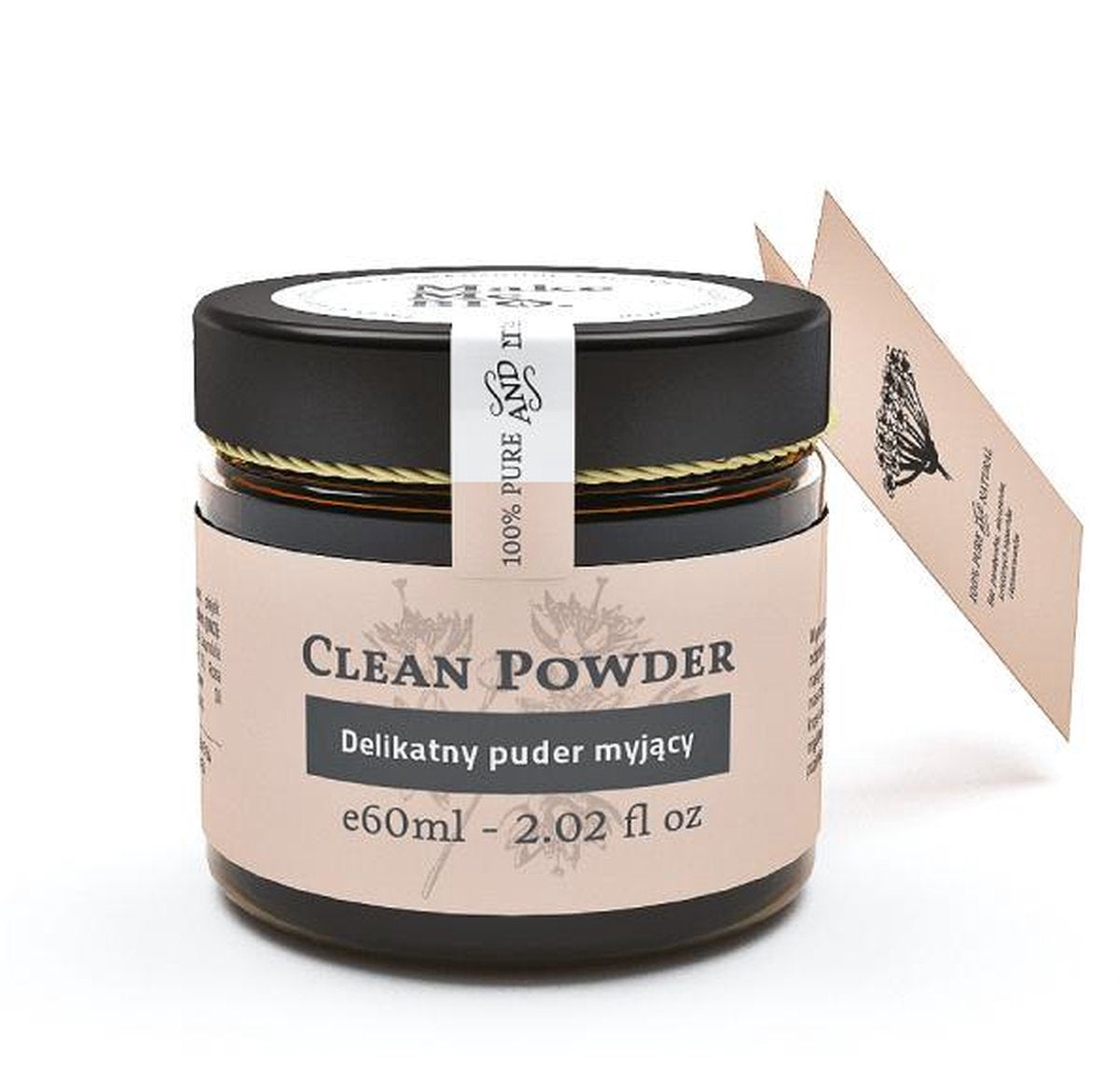 MakeMeBio® Clean Powder Gentle face wash powder 60ml.