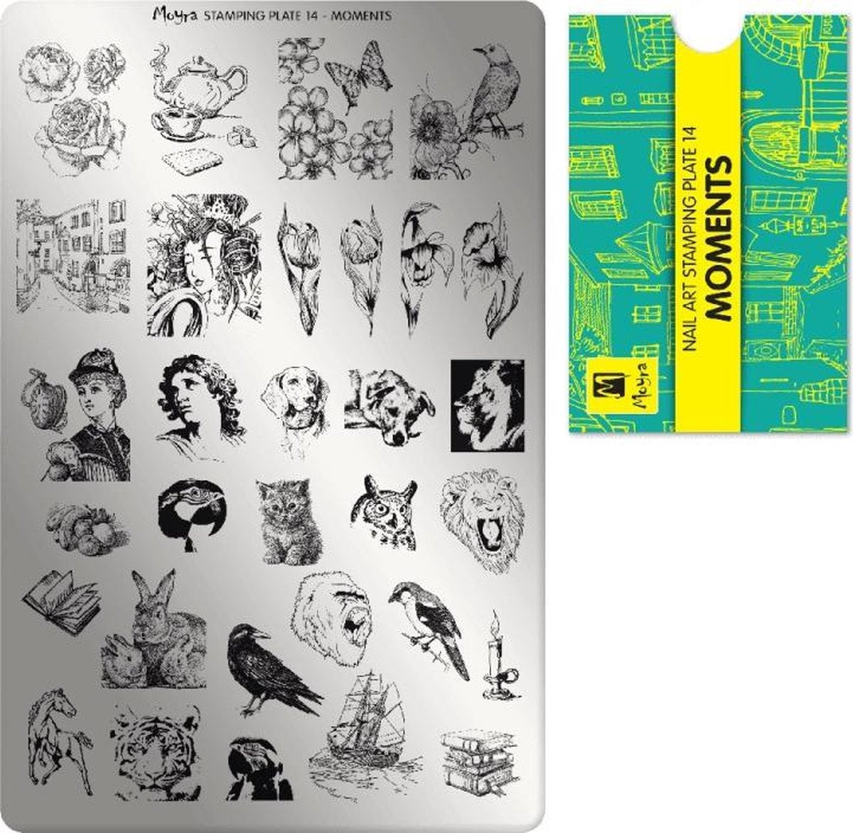 Moyra Stamping Plate 14 Moments