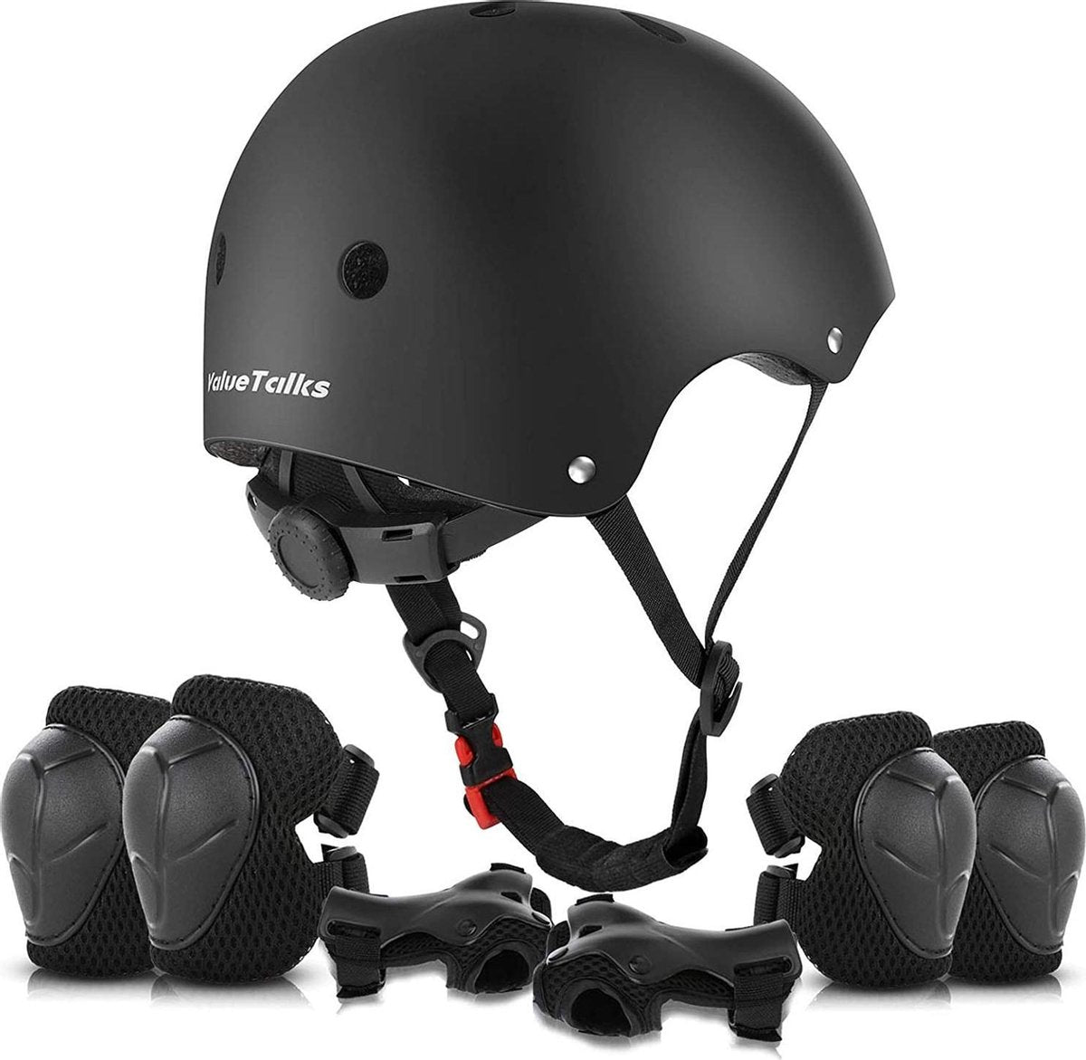 BPS® - Skate beschermset - Skeeler beschermset - Skate bescherming - Skatehelm - Skeeler Beschermset kinderen en volwassenen - Fietsbescherming - sportbescherming - skatehelm voor kinderen