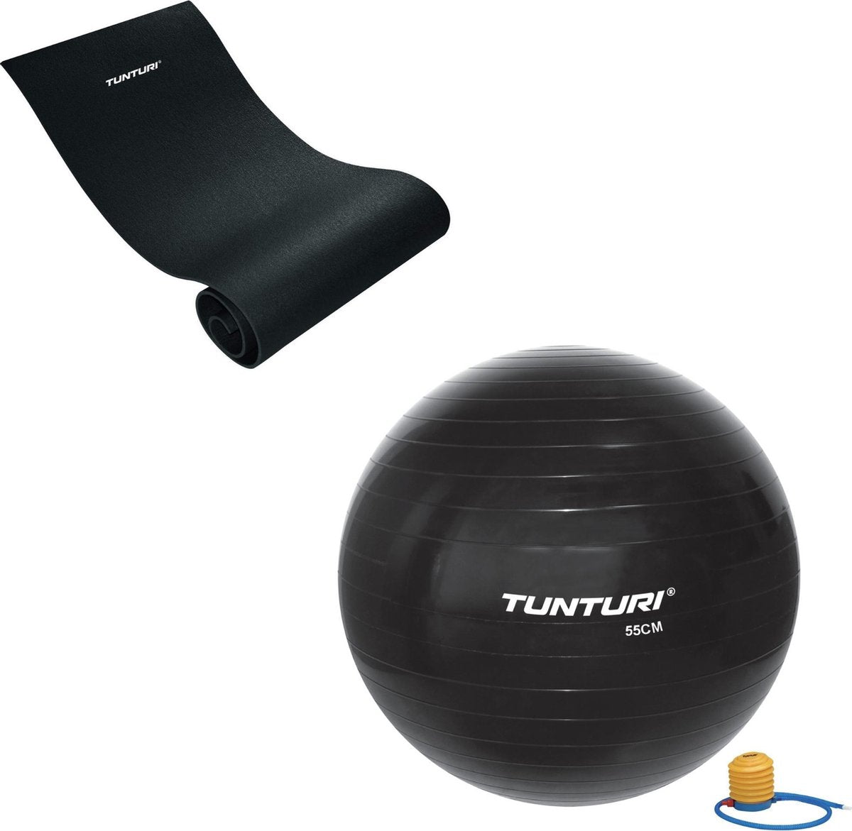 Tunturi - Fitness Set - Fitnessmat 160 x 60 x 0