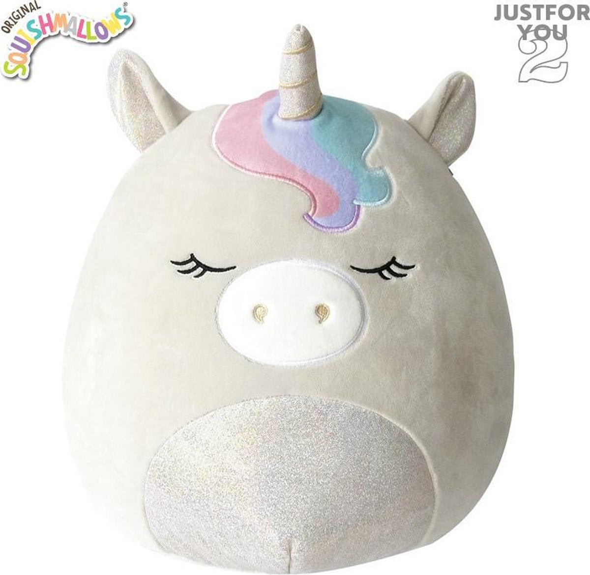 Squishmallows - 30 cm Plush - Cream Gold Unicorn