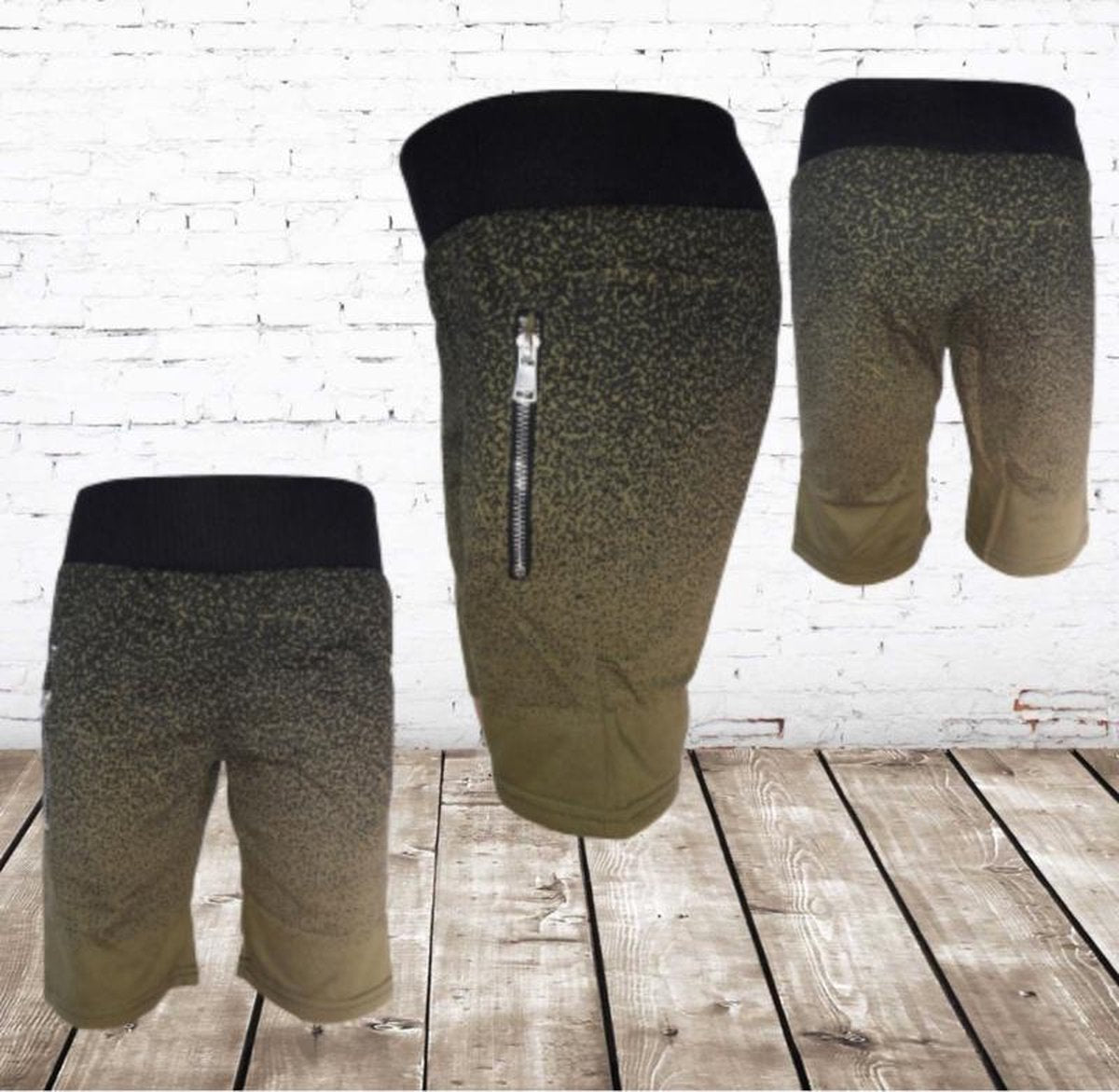 Papillon Groene jongens jog short - 98/104