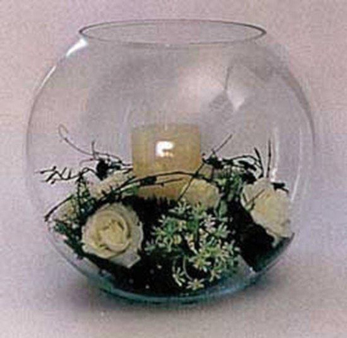 Gladult Vissenkom Aquarium - 28x28x28 cm - 11